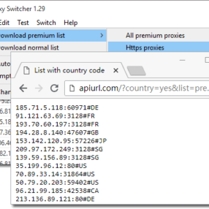 HTTP 6500 Proxy List (1 month)